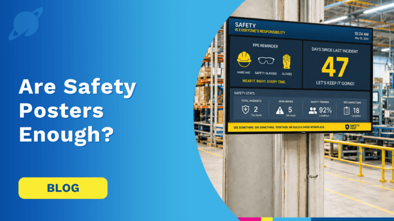 Digital signage for manufacturing