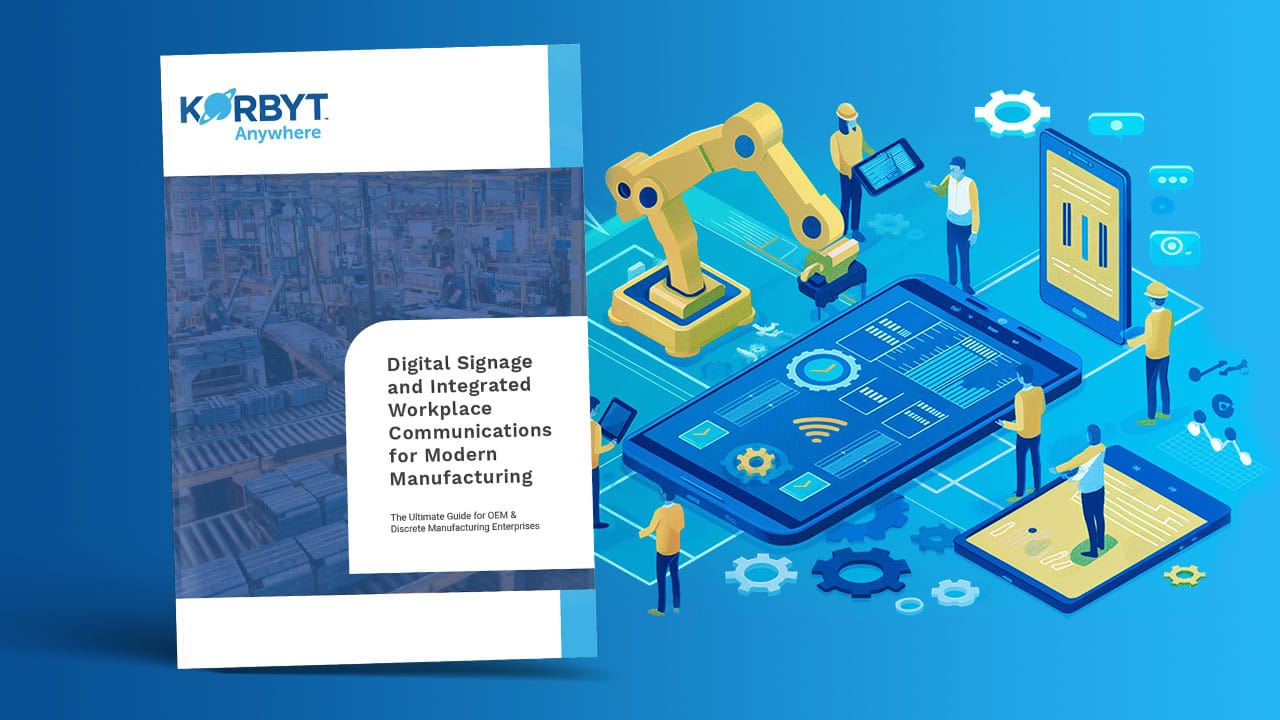Machine Functional Signage Ultimate Guide to Digital Signage for Manufacturing Companies